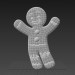 Hombre de pan de jengibre 3D modelo Compro - render