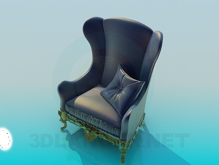 modelo 3D Silla antigua - escuchar modelo 3D Silla antigua - escuchar