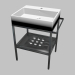 3d model Sink mounted on the table top with console - 60х50 cm Termisto (CDTS6U6S) - preview