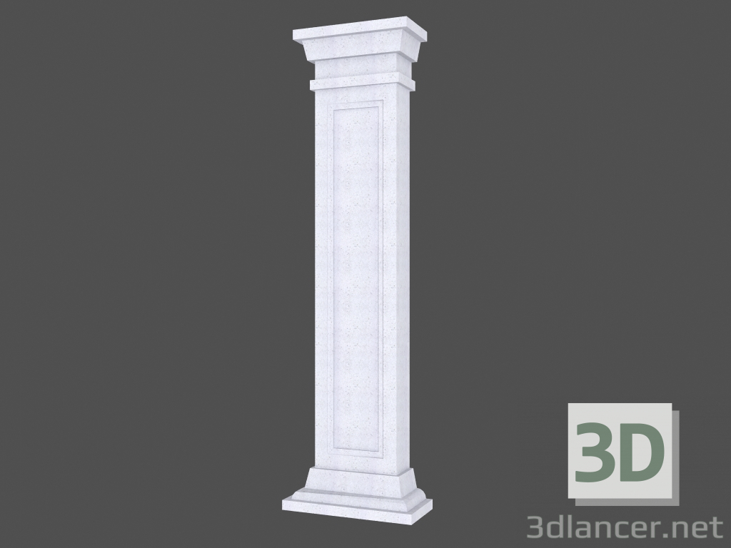 modèle 3D Pilastre (P45RB) - preview