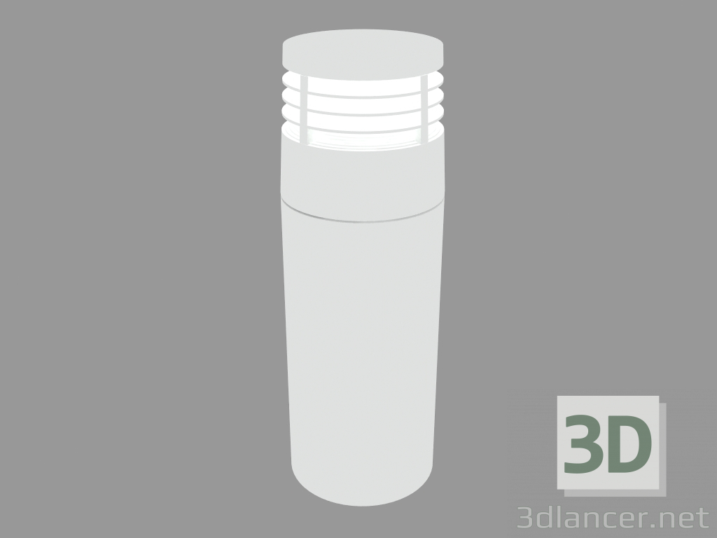 3d model Lámpara de poste BOLARDO DE MICROREEF CON PARRILLA (S5377) - vista previa