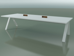 Table with office worktop 5010 (H 74 - 320 x 120 cm, F01, composition 2)