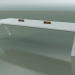modello 3D Tavolo con piano da ufficio 5010 (H 74 - 320 x 120 cm, F01, composizione 2) - anteprima