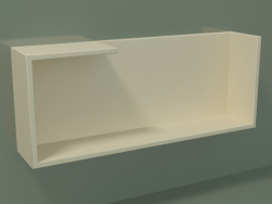Horizontal shelf (90U19006, Bone C39, L 60, P 12, H 24 cm)