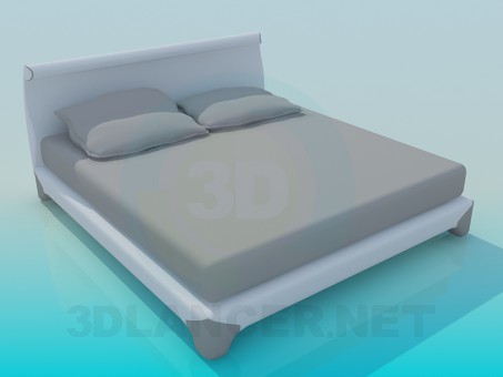 3d model Bed - preview 3d model Bed - preview
