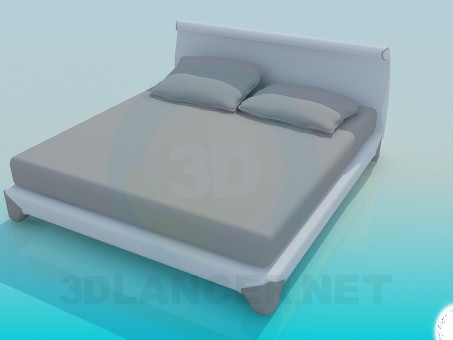 3d model Bed - preview 3d model Bed - preview