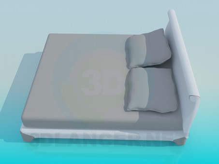 3d model Bed - preview 3d model Bed - preview