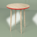 3d model Sputnik table mini veneer (red) - preview