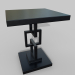modèle 3D de chaîne de table acheter - rendu