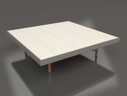 Square coffee table (Quartz gray, DEKTON Danae)