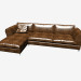 3d model Sofa Bahia with chaise longue - preview