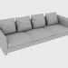 3D Modell Sofa CHOPIN FREE ZURÜCK SOFA (285X103XH75-mod85) - Vorschau