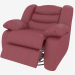 3d model Rocking chair with leather upholstery - preview