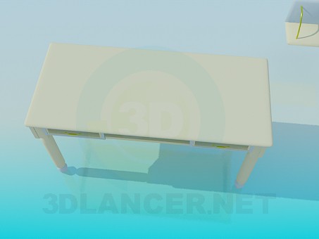 modelo 3D Escritorio, estanterias, mesa con compartimiento de almacenaje - escuchar modelo 3D Escritorio, estanterias, mesa con compartimiento de almacenaje - escuchar