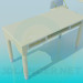 3d модель Письменный стол, полки и столик с ящиком – превью