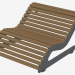 3D Modell Sitzbank (8038) - Vorschau