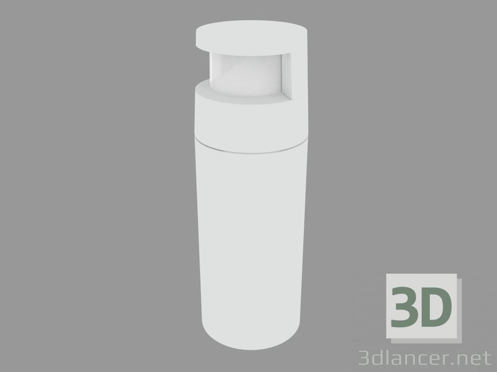 modello 3D Lampione stradale MICROREEF BOLLARD 180 ° (S5337W) - anteprima