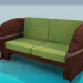 3d model Sofa-bench - preview