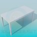 modèle 3D Table rectangulaire - preview