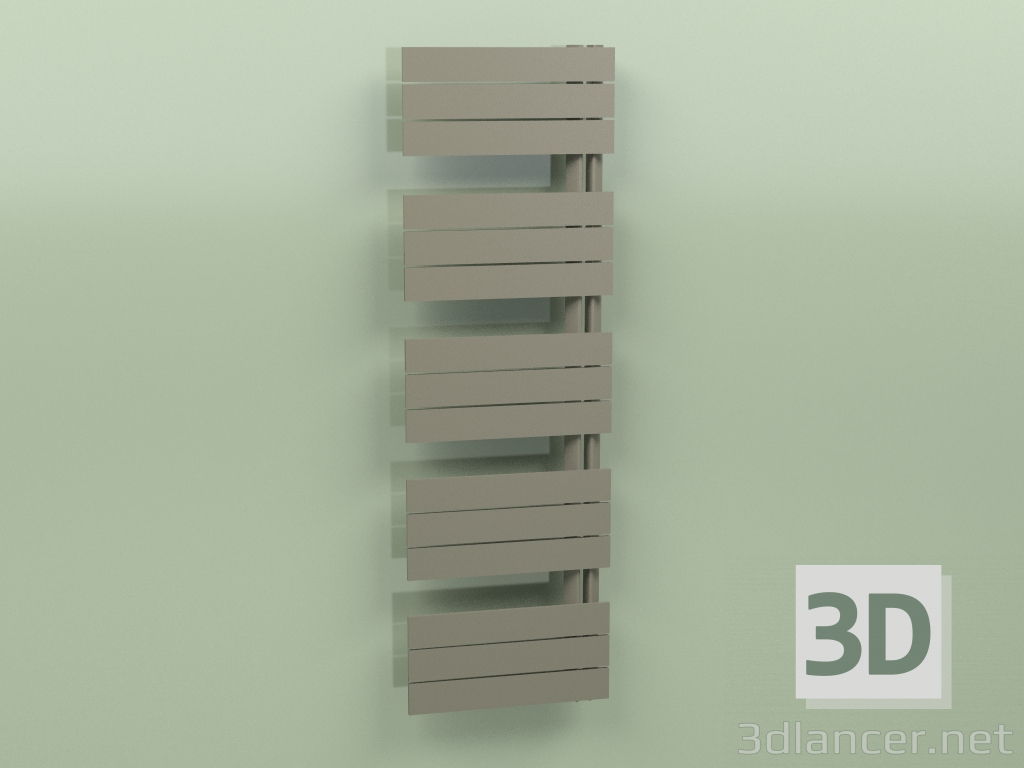 3D modeli Isıtmalı havlu askısı - Elato (1430 x 450, RAL - 7013) - önizleme