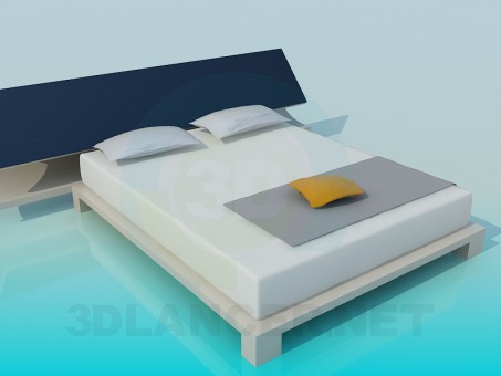 3d model Bed - preview 3d model Bed - preview