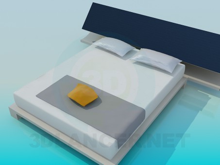 3d model Bed - preview 3d model Bed - preview