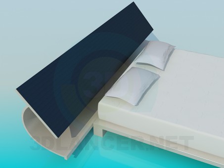 3d model Bed - preview 3d model Bed - preview