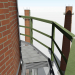 3d Brick chimneys model buy - render