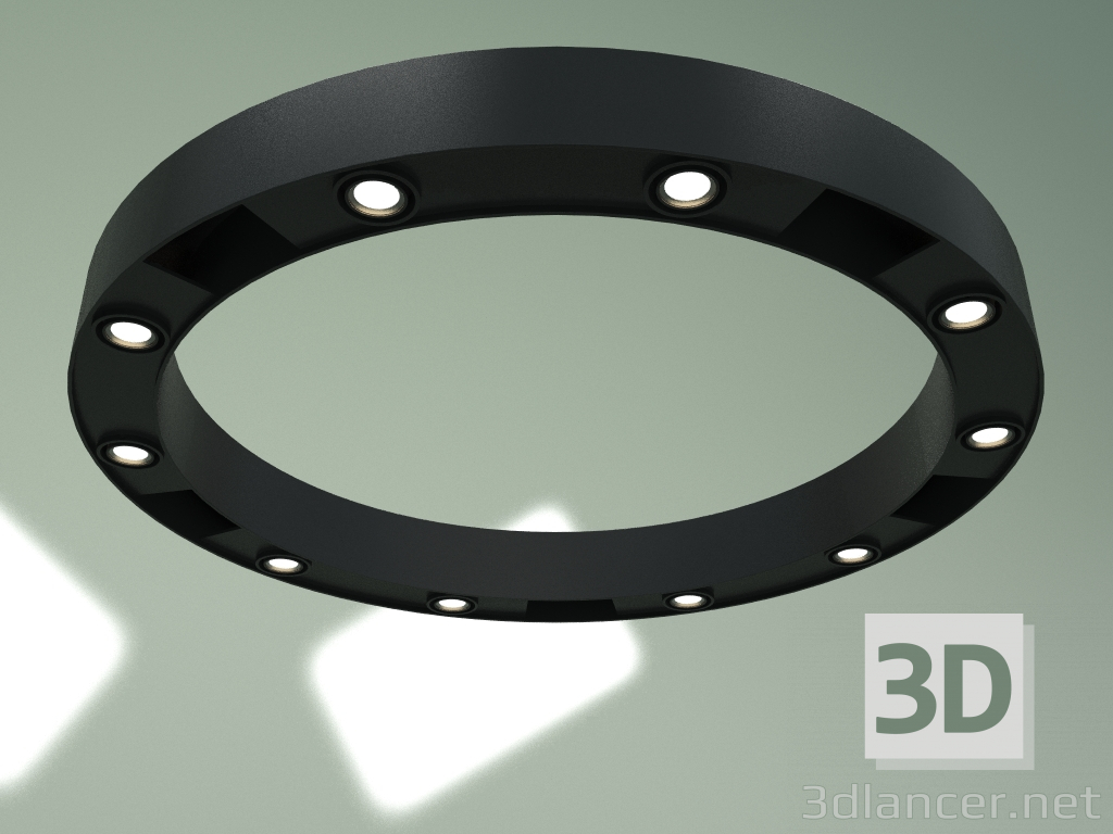 3d model LED ceiling chandelier SLC74107 10X3W BK 3000K - preview