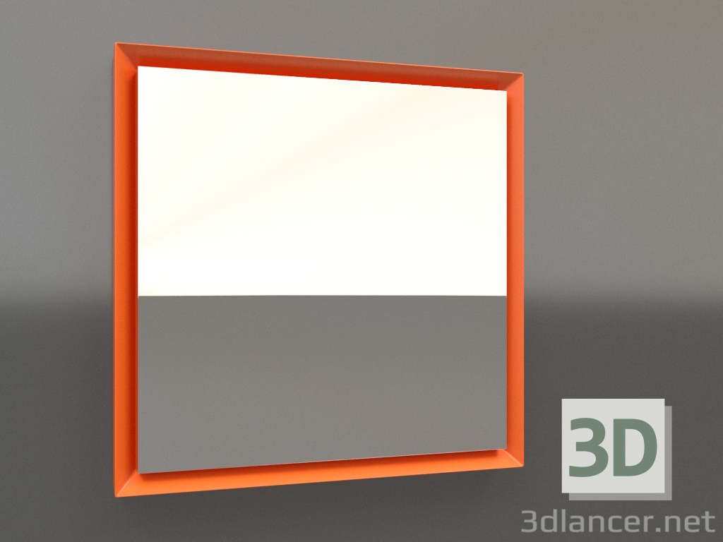 3D modeli Ayna ZL 21 (400x400, parlak parlak turuncu) - önizleme