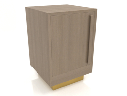 Mesa de cabeceira TM 04 (400x400x600, madeira cinza)