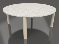 Table basse D 90 (Sable, DEKTON Sirocco)