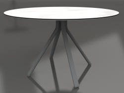 Round dining table on column leg Ø120 (Anthracite)