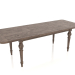 3d model Sliding dining table, unfolded, 2500 mm (dark oak) - preview