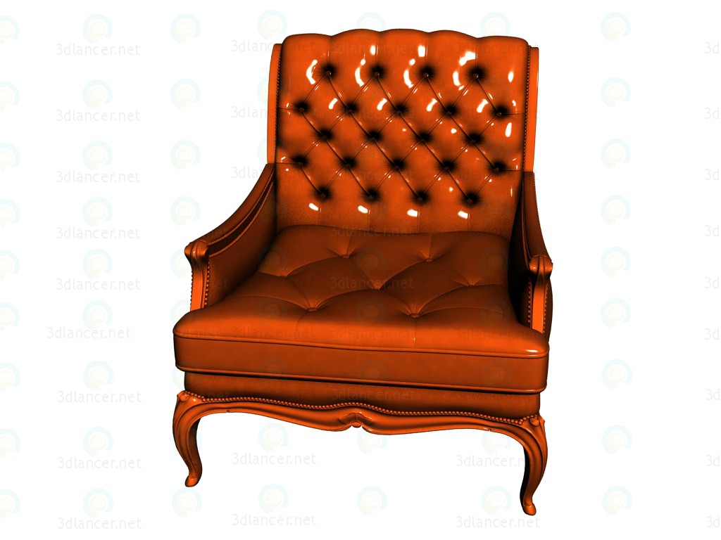 modèle 3D Fauteuil Royal Bergere Charme - preview