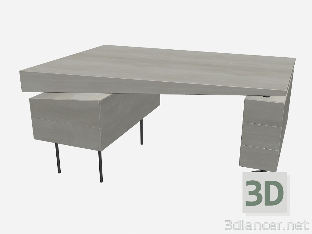 3d model Desk Mirak scrittoio - preview