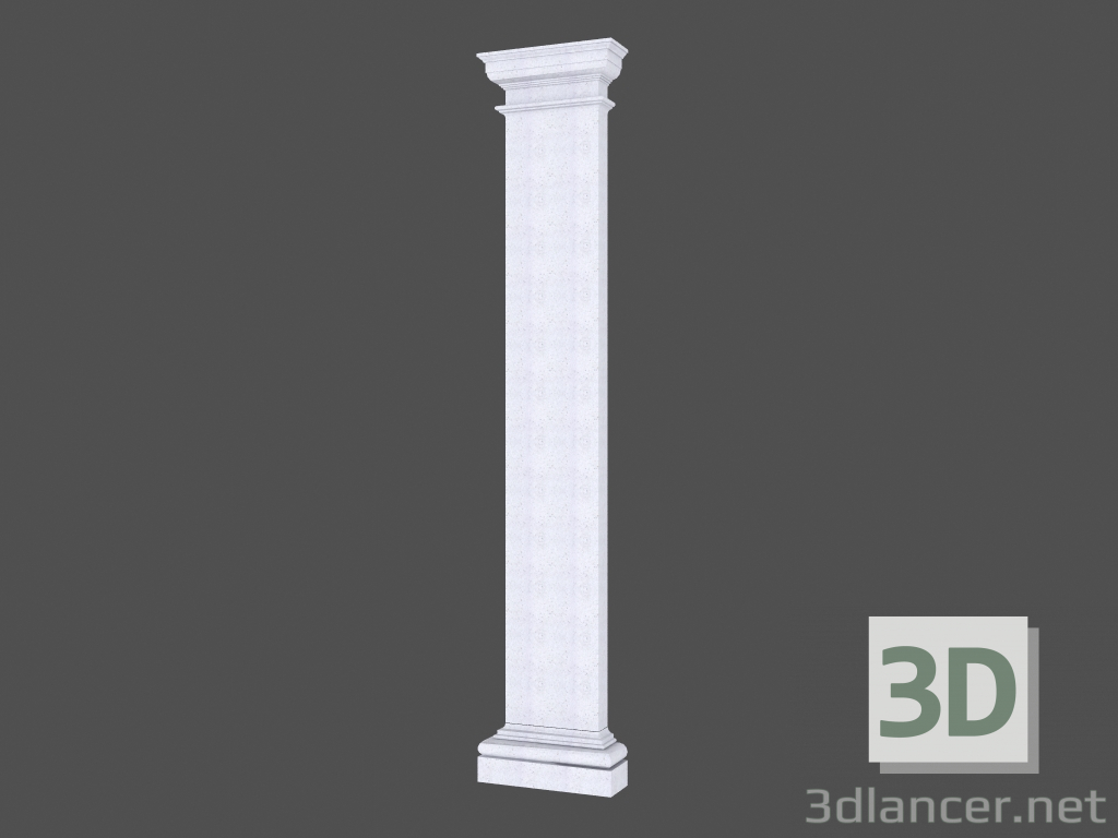 3D Modell Pilaster (P49T) - Vorschau