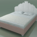 3d модель Кровать двуспальная (80 Е, White) – превью