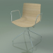 3d model Chair 0357 (swivel, with armrests, without upholstery, bleached oak) - preview