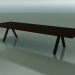 3d model Table with standard worktop 5000 (H 74 - 390 x 135 cm, wenge, composition 1) - preview