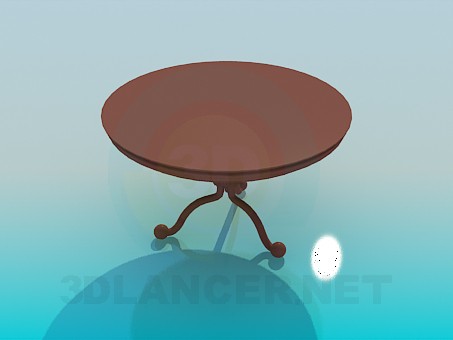 modelo 3D Mesa de té - escuchar modelo 3D Mesa de té - escuchar