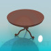 3d model Round tea table - preview