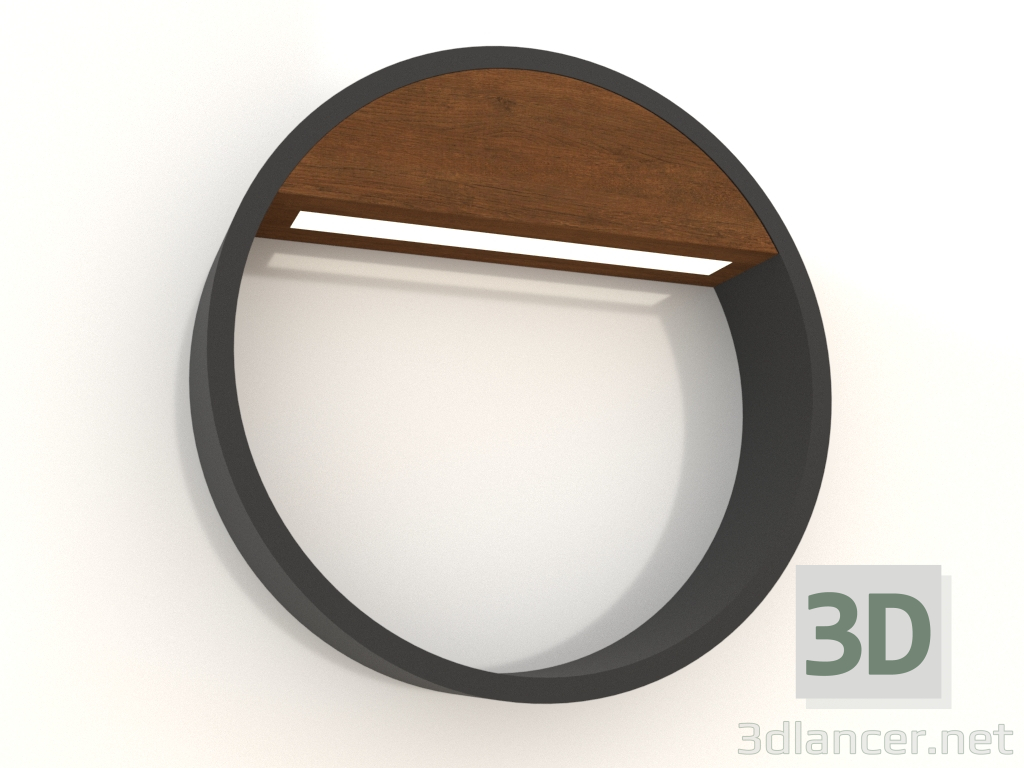3d model Wall street lamp (6850) - preview