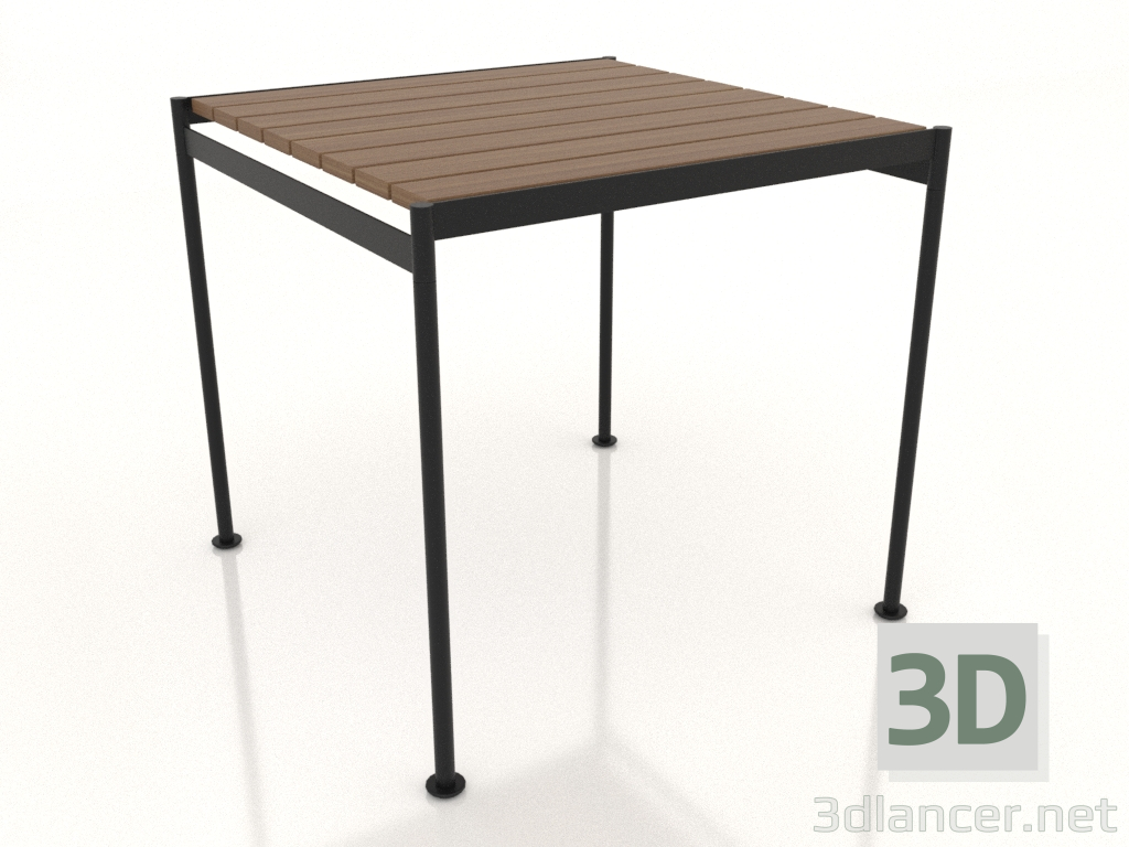 modello 3D Tavolo da pranzo 80x80 cm - anteprima