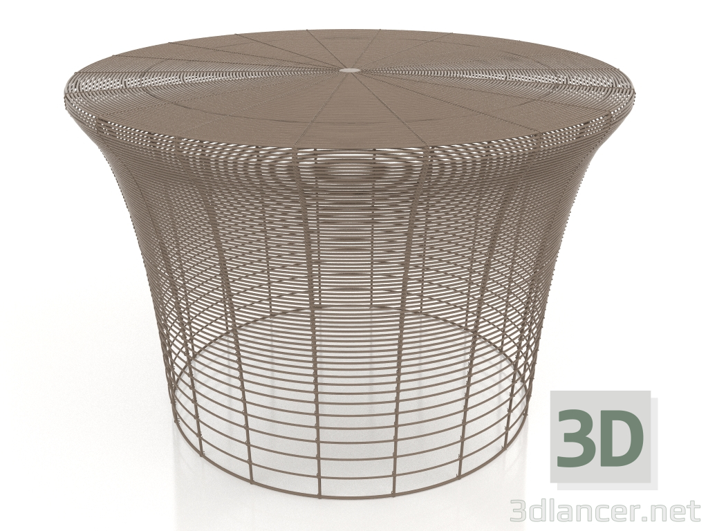 3d model High coffee table (Bronze) - preview