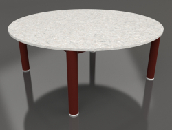 Mesa de centro D 90 (vinho tinto, DEKTON Sirocco)