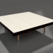 3d model Square coffee table (Black, DEKTON Danae) - preview