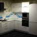 3d model Kitchen made of acrylic plastic with curved elements - preview