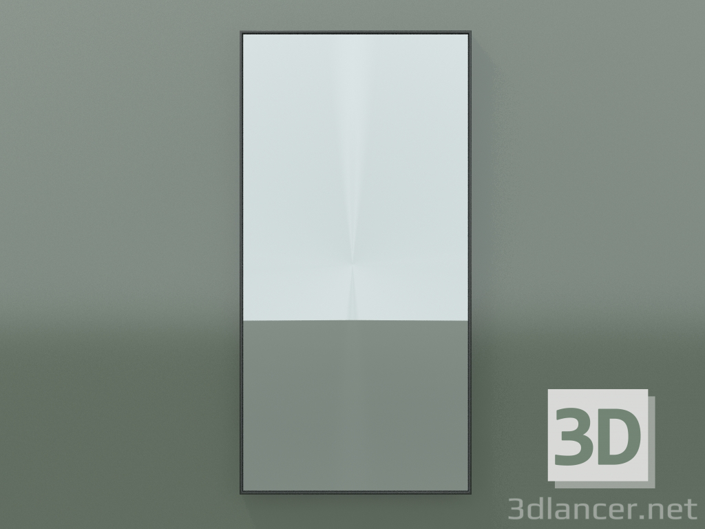 modèle 3D Miroir Rettangolo (8ATBD0001, Deep Nocturne C38, Н 96, L 48 cm) - preview