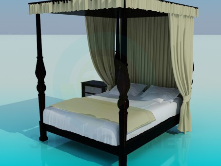 3d model Bed - preview 3d model Bed - preview